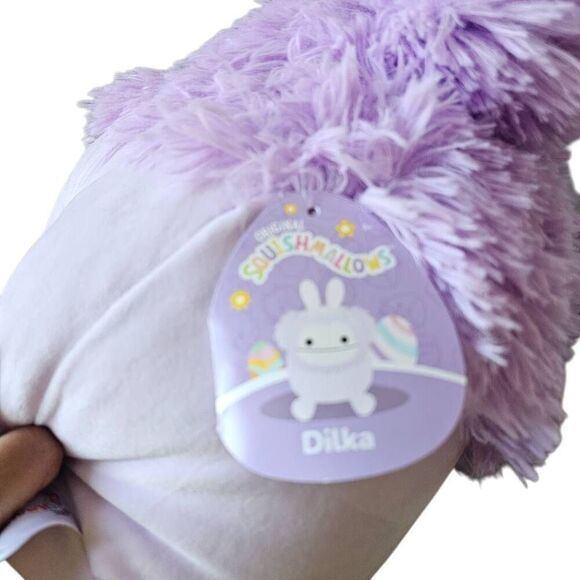 Squishmallows Dilka 12' lavender big foot with bunny ears - Picture 5 of 5